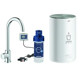 Grohe Standventil und Boiler Red Mono 30085 M-Size C-Auslauf chrom, 30085001 30085001