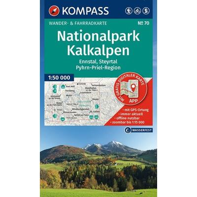 KOMPASS Wanderkarte 70 Nationalpark Kalkalpen, Ennstal, Steyrtal, Pyhrn-Priel-Region 1:50.000, Sonstige von , KOMPASS Freytag & Berndt,