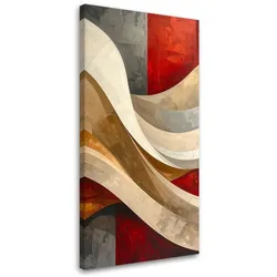 LEINWANDBILD 3D und geometrisch 40x80cm