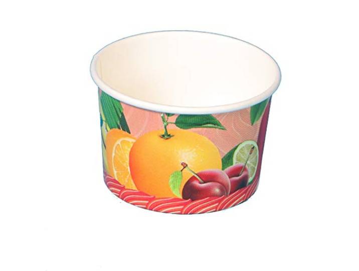 Pro DP Eisbecher aus Hartpapier Pappe Pappbecher für Eiskrem Einweg Eisbecher verschiedene Größen 1000-2000 Stück (190ml ⌀85mm 50mm hoch 1000St)