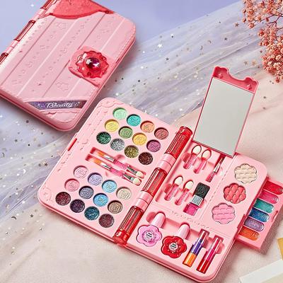 Playful Picks Kids Makeup Kit For Girls, Washable Play Makeup Toys Set With Mirror Kids Makeup Kit For Girls, Washable Play Makeup Toys Set With Mirror