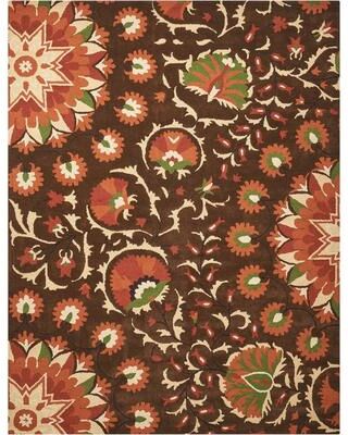 Nourison Suzani Abstract Floral Textured Hand-tufted Area Rug
