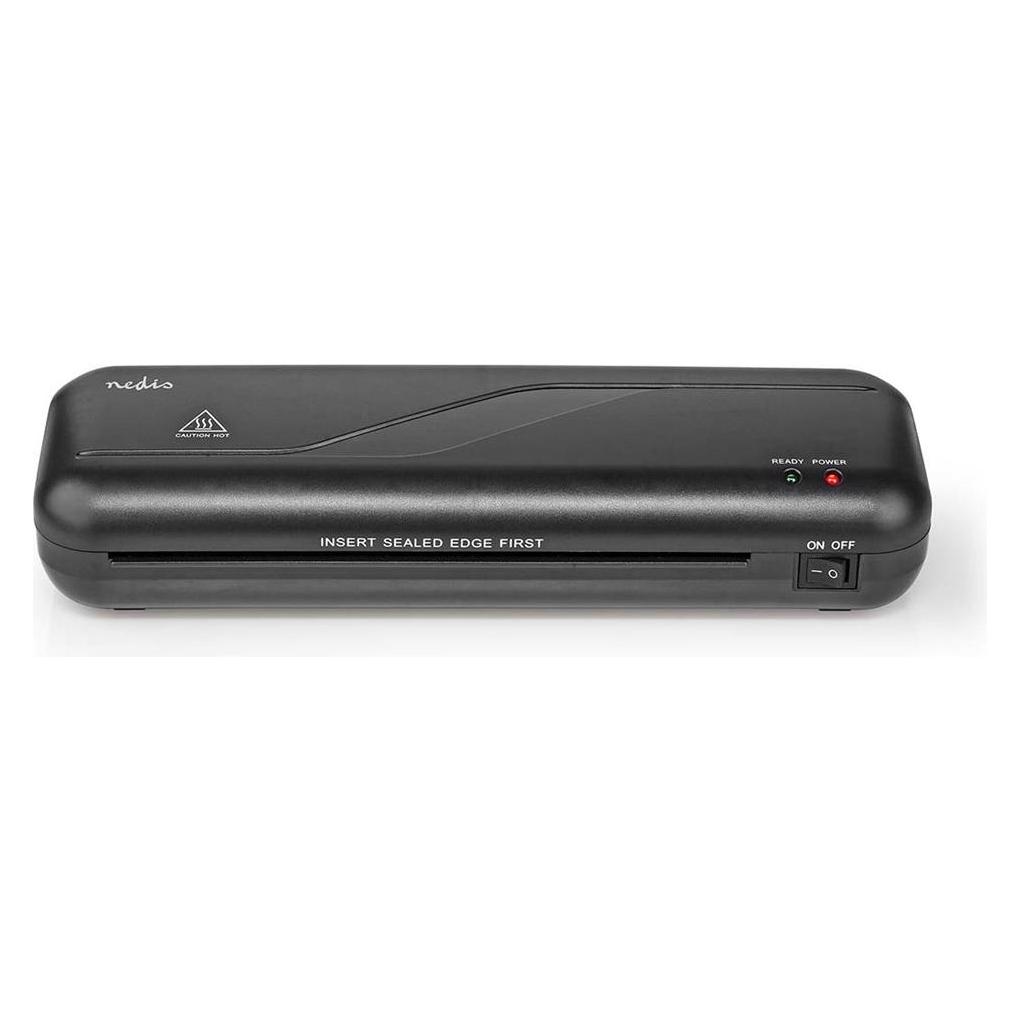 Nedis LAMI112BK4 Laminiergerät Heiss A4 230 mm/min automatisches Abschalten Netzstromversorgung Schwa (125 µm, A4) (LAMI112BK4)