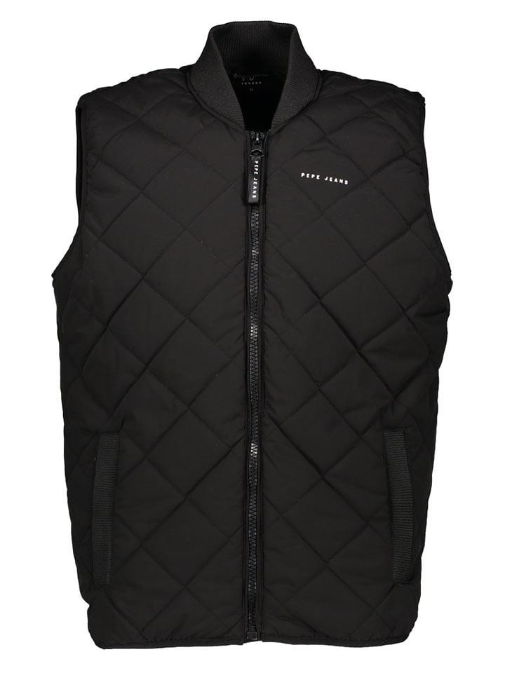 Pepe Jeans Steppweste in Schwarz - S