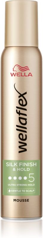 Wella Wellaflex Silk Finish & Hold mousse fixante fixation ultra forte 200 ml