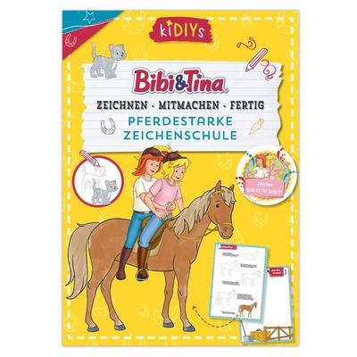 Bibi und Tina: Pferdestarke Zeichenschule - Zeichnen - Mitmachen - Fertig, Taschenbuch von , Lingen, 978-3-96347-349-4