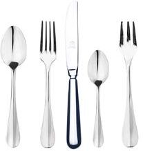 Mepra Roma Flatware Set with Cake Fork - 30 Pieces Knives Hollow Handle - Stainless Steel