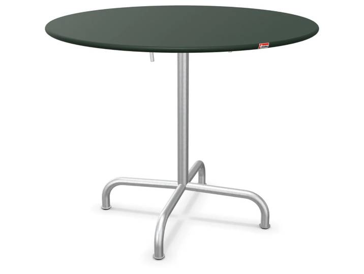 Metalltisch Rigi Rund Feuerverzinkt von Schaffner / Farbe: Tannengrün / Grösse: x cm