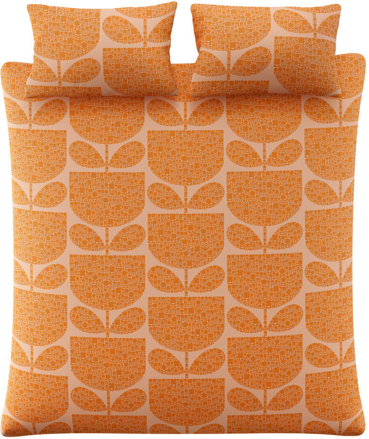 Orla Kiely BLOCK GARDEN Multi Super King Duvet Cover Set + 2StandardPillowcases