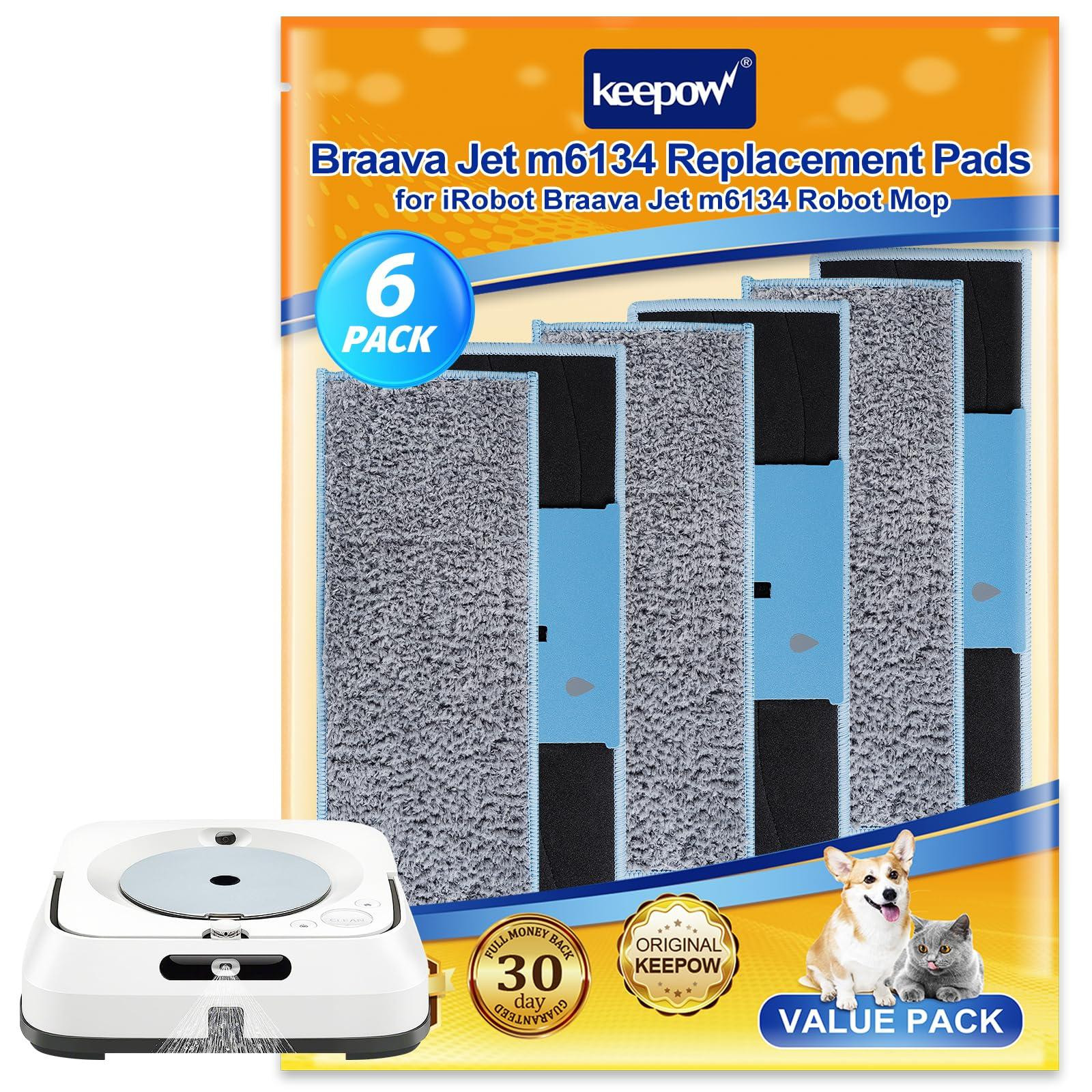Dripio Verpakking met 6 wasbare microvezeldoeken voor de Braava Jet M6