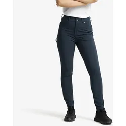 Root High-waist Stretch Jeans Damen Blueberry, Größe:M - Outdoor-jeans - Blau