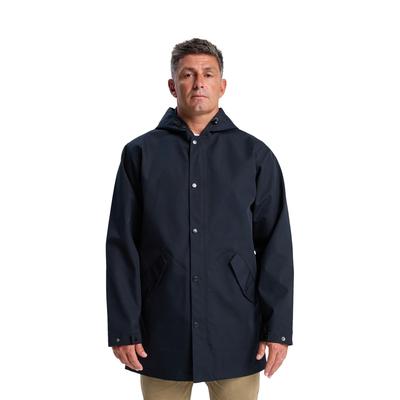 Regenjacke QUIKSILVER "Diamond Rain", Herren, Gr. M, schwarz, Obermaterial: 65% Polyester, 35% Baumwolle., Jacken Regenjacke