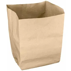 VEPATIM 250 Müllbeutel kompostierbar & kompostierbar 10 Liter 20+17x36cm braun