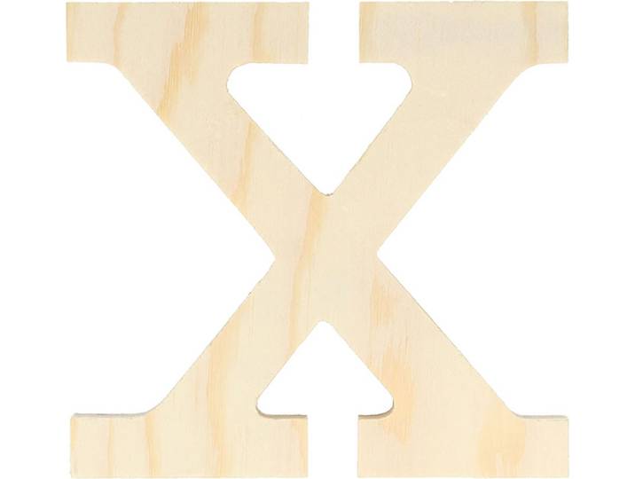 Artemio houten letter X 11.5 cm