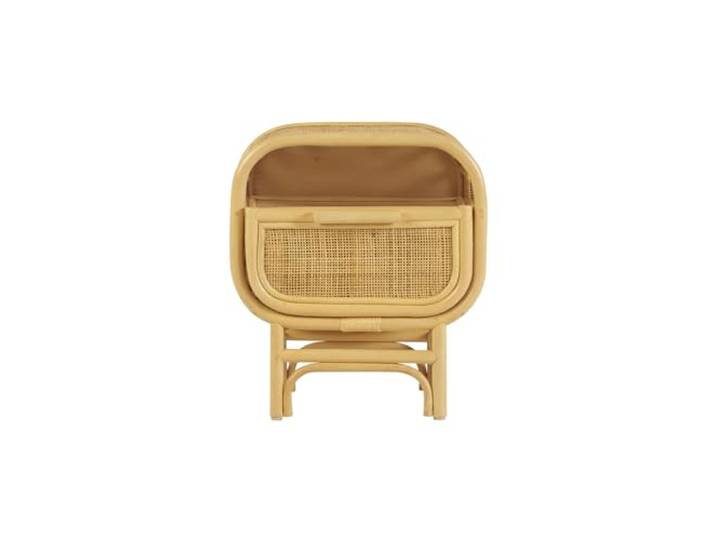 Miliboo Nachttisch mit Rattan-Schublade LUWAK