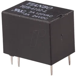HJR-4102-L 12V - DIL-Miniaturrelais HJR-4102 12V, 1 Wechsler 5A