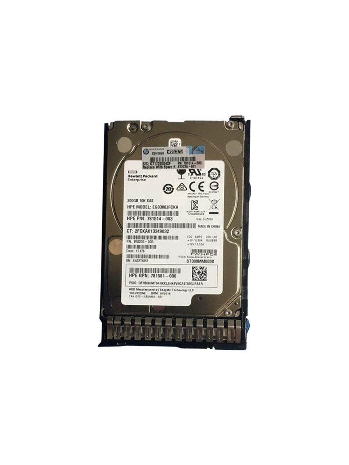 HP E - 300GB - Festplatten - 872735-001 - SAS3 - 2.5"
