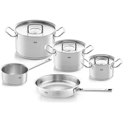 Fissler orig. Profi Collection 2 Set 5 tlg., Pfannenset + Topfset, Silber