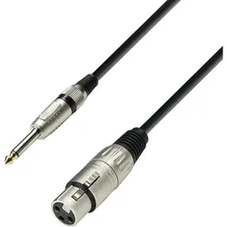 Adam Hall 3 STAR MFP 0600 Mikrofonkabel XLR (6 m, XLR Kabel), Audiokabel