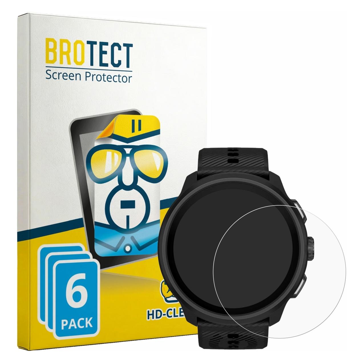 Brotect Schutzfolie für Suunto Run 2 Displayschutz Displayschutzfolie Folie Klar Transparent (4264811)