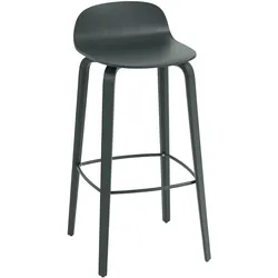 Muuto Visu Barhocker, höhe 75 cm, dunkelgrün