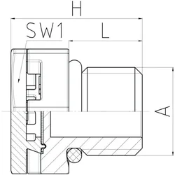 Jacob Druckausgleichselement M20x1.5 JDAE20PA7035, Serverschrank Zubehör, Grau