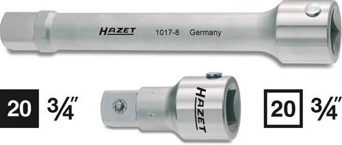 Hazet 1017-3 Steckschlüssel-Verlängerung Antrieb 3/4 (20 mm) 75mm 1St.