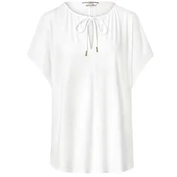 Tchibo - Blusenshirt mit Bindeband - Damen - Gr. XL - weiß