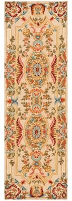 SAFAVIEH Handmade Savonnerie Giusi Traditional Oriental Wool Rug