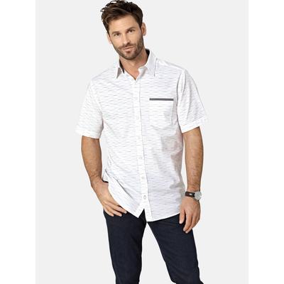 Langarmhemd BABISTA "Kurzarmhemd SORIANEZ", Herren, Gr. XXL, weit, weiß, Obermaterial: 100% Baumwolle CO., Hemden