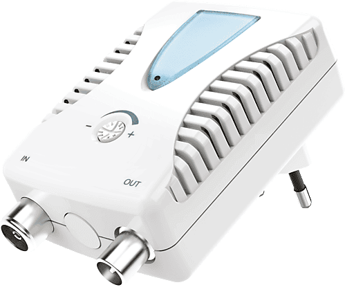 Amplificador antena - ISY ISA-9048, 230 V, 50 Hz, Blanco