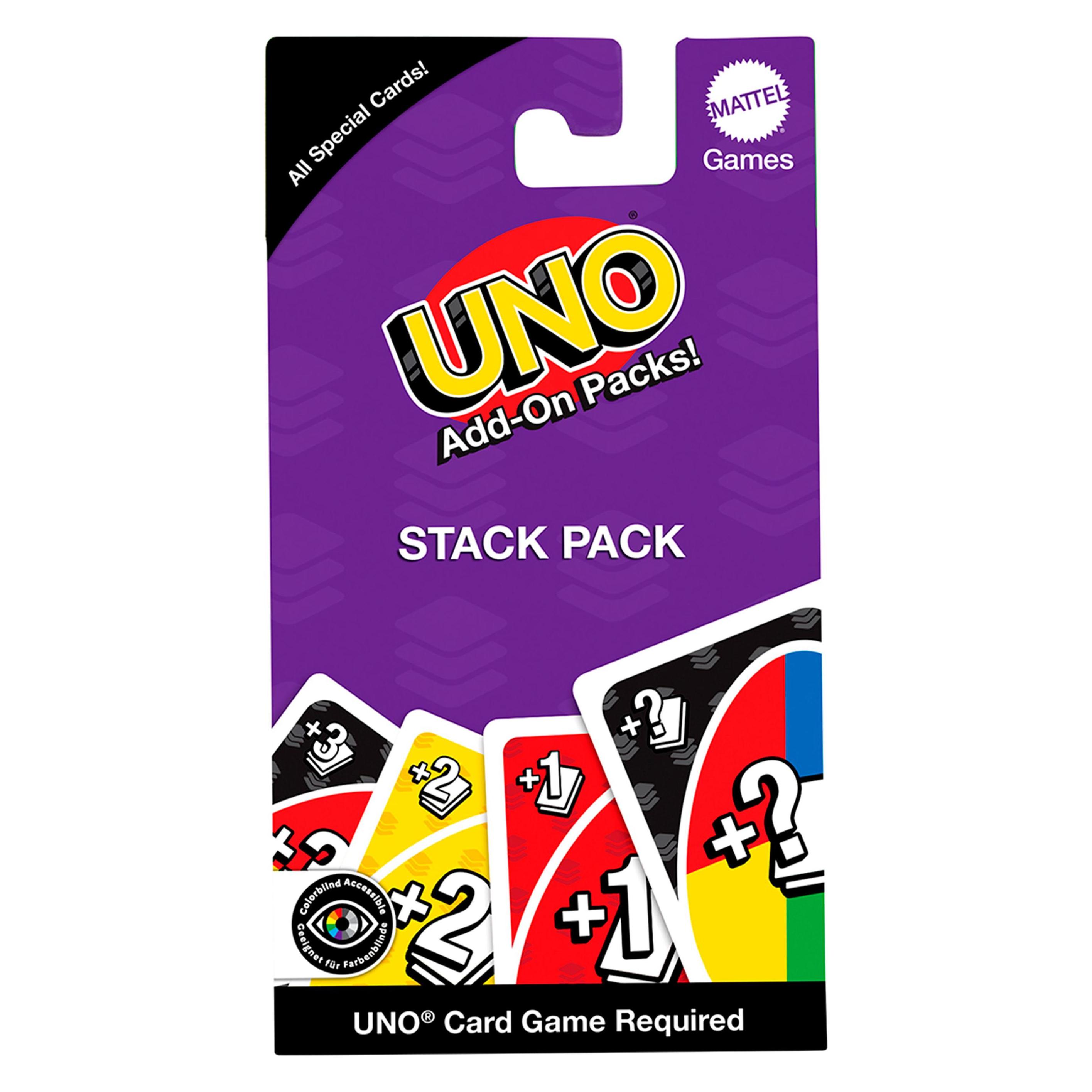 Mattel UNO Erweiterungsset Stapel-Set (UNO Stack Pack)