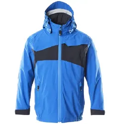 Kinder Hardshelljacke "ACCELERATE" - 104 - azurblau/schwarzblau