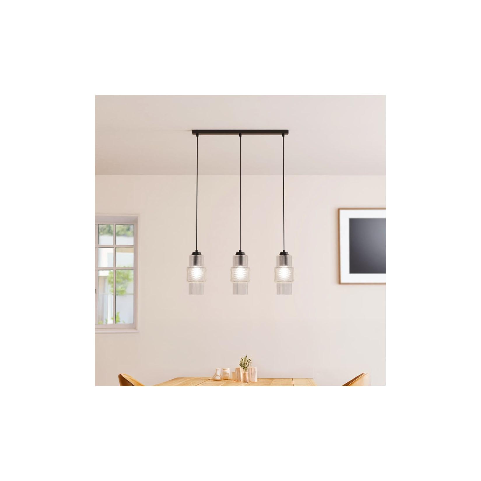 HOME DELUXE Hängeleuchte aus Glas YUKI - Transparent