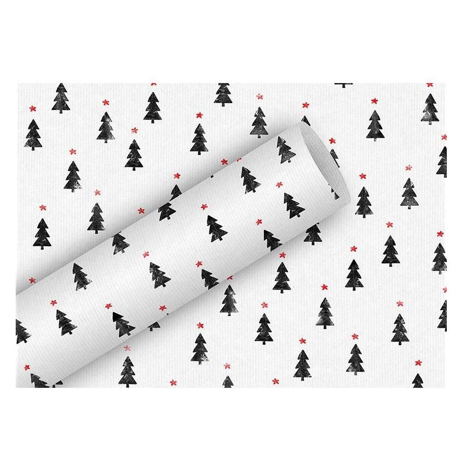 Braun + Company Weihnachtspapier Tiny Trees, Tannenbaum (1x) (1458-25607)