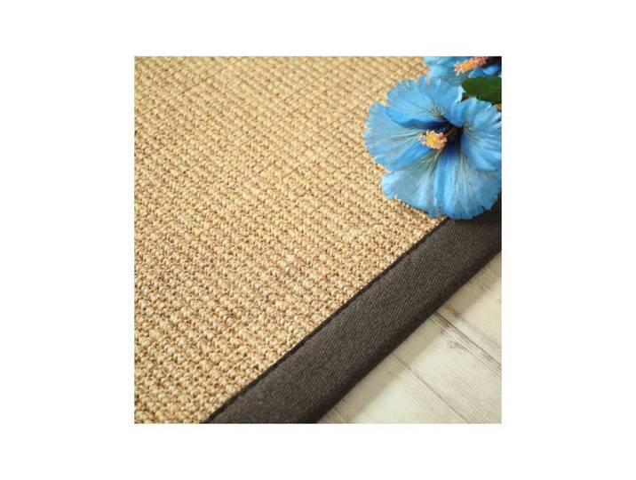 Tapis Sisal grosses boucles - Cuba orge - Ganse chocolat - 140 x 200 cm