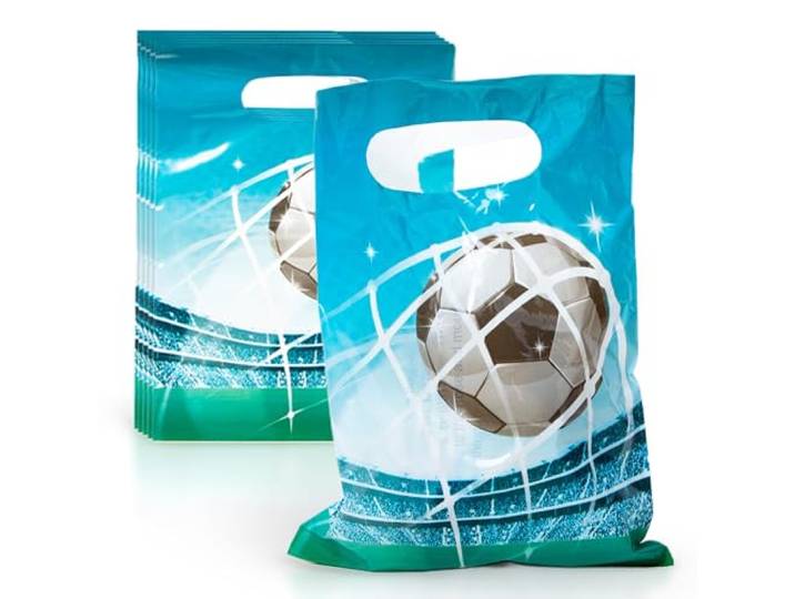 Procos - Party Loot Bags Voetbal Soccer Fans geschenkzakjes snoep, 6 stuks, PR93887