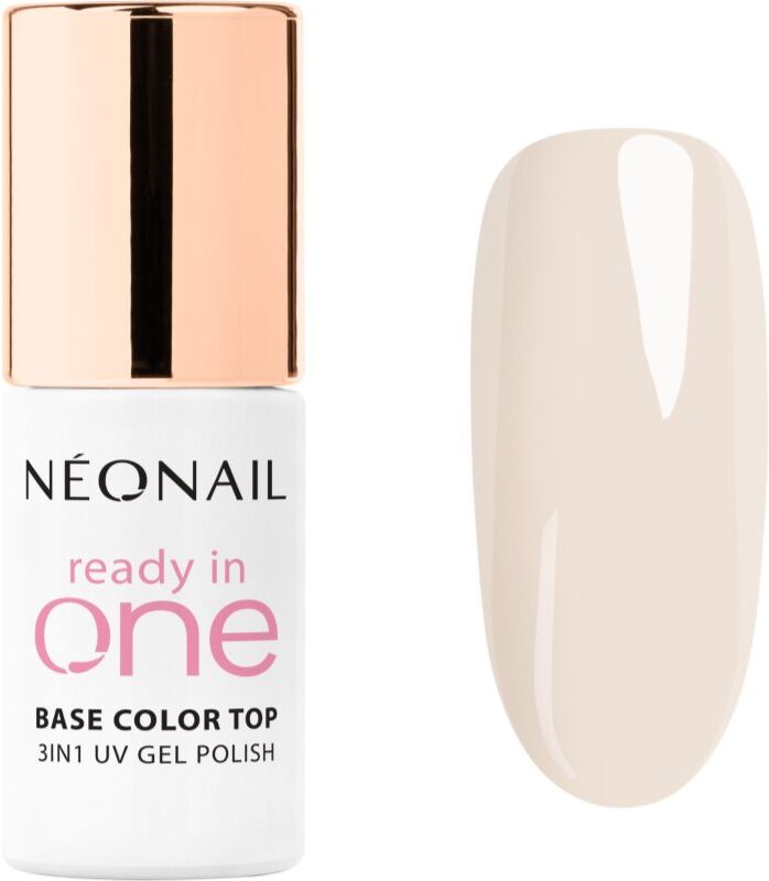NEONAIL Ready In One 3in1 UV Gel Polish gel nail polish with diamond dust shade 02 One Coconut Milk 7.2 ml