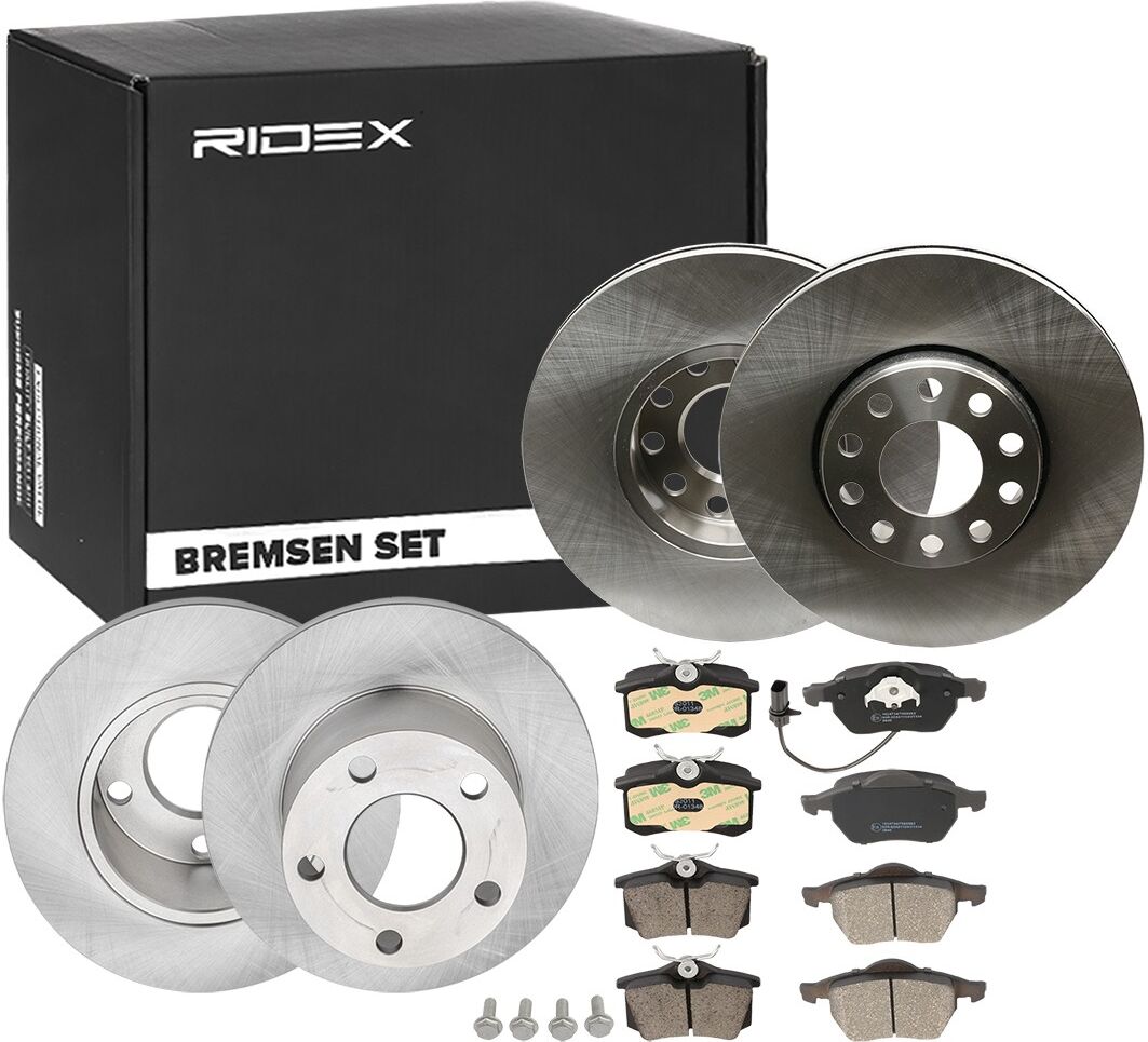 RIDEX 3405B0319 Bremsscheiben und -beläge