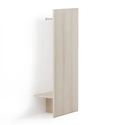 Garderobenwandschirm BLOCK, 800 x 440 x 1854 mm, Eiche natur