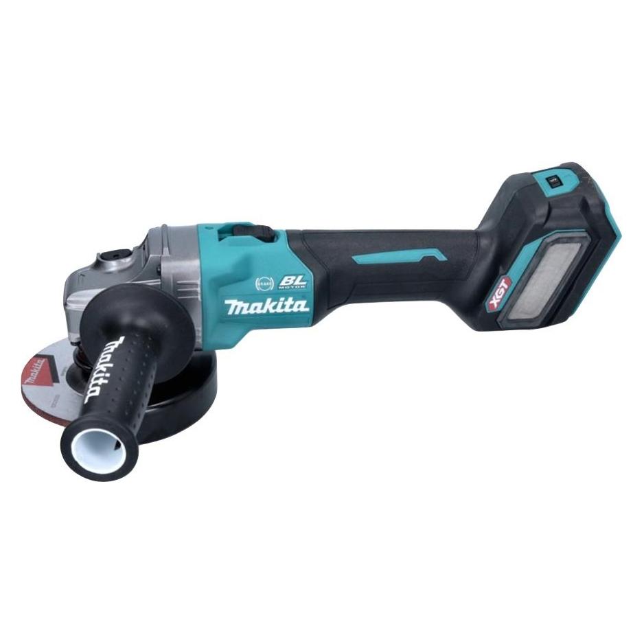 Makita GA 023 GM2 Akku Winkelschleifer 40 V max. 125 mm Brushless XGT + 2x Akku 4,0 Ah + Ladegerät (125 mm) (GA023GM2)