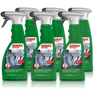 Sonax 6x 500ml SmokeEx Geruchskiller & Frische-Spray [Hersteller-Nr. 02922410]