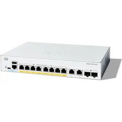 CISCO Catalyst 1200 Rackmount Gigabit Managed Switch, 8x RJ-45, 2x RJ-45/SFP, 120W PoE+