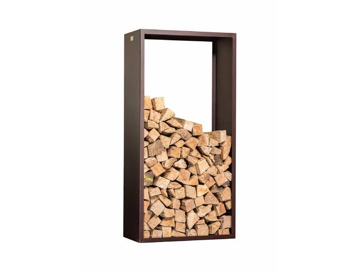 Nouvel Nova 120 Kaminholzregal Stahl Rost-Look