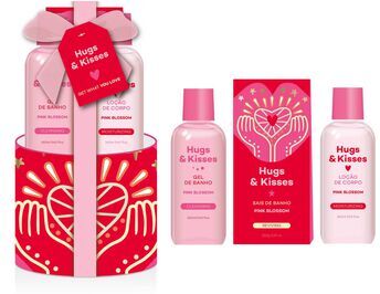 Gift Wells Coffret Banho Hugs & Kisses 1 un