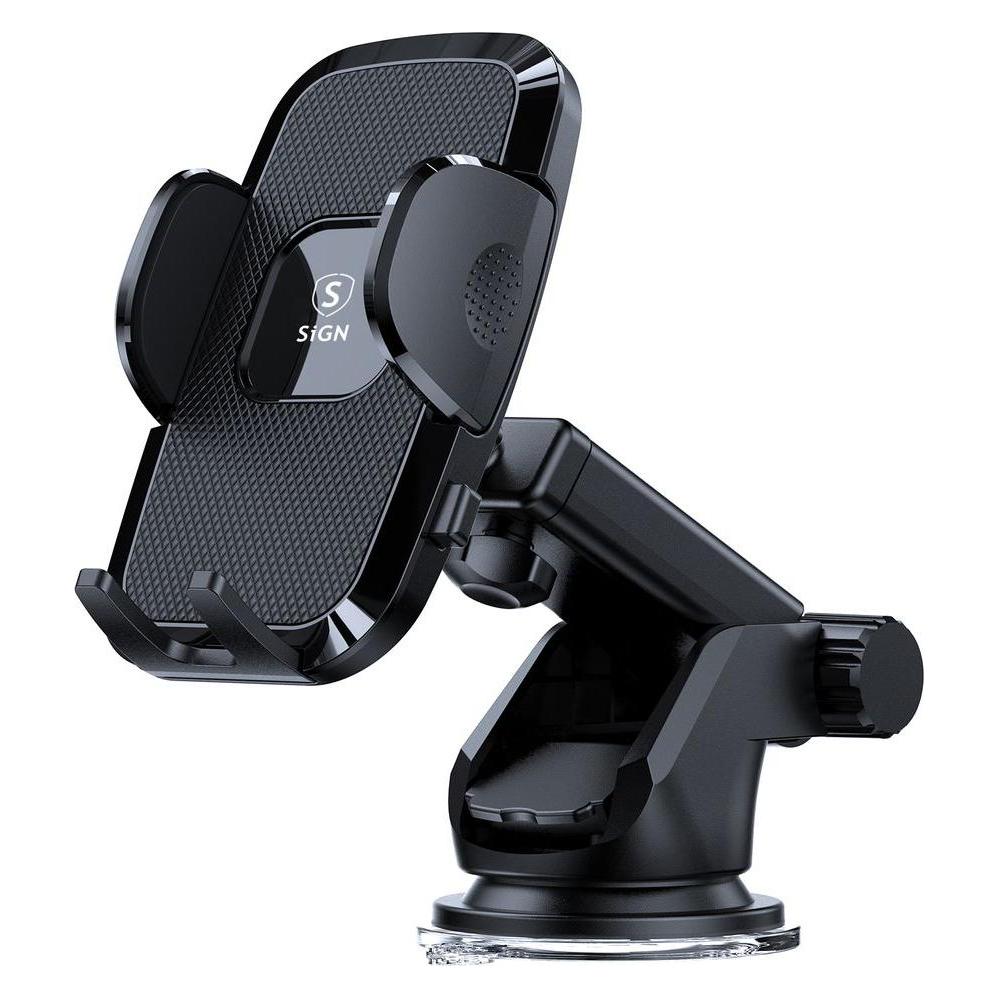SIGN Mobile Holder with Suction Cup - Black (SN-ZS259)