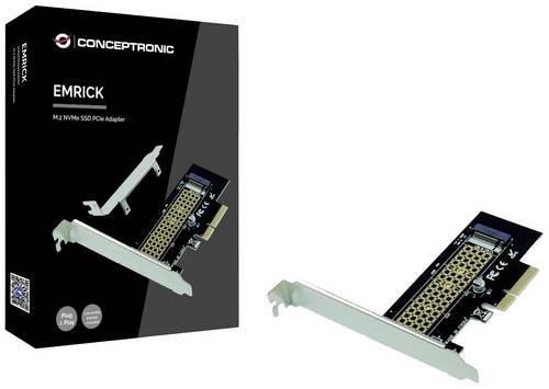Conceptronic EMRICK05B M.2 Controller M.2 PCIe NVMe, PCIe 3.0 x4 PCIe x4