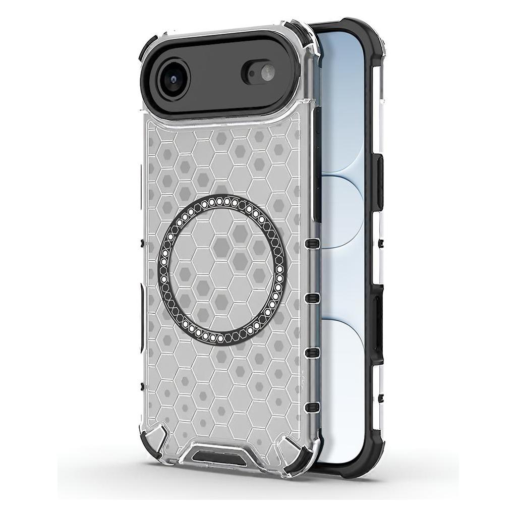 Techsuit - HoneyComb Shield MagSafe - iPhone 17 Air - White (Apple iPhone 17) (58346250)