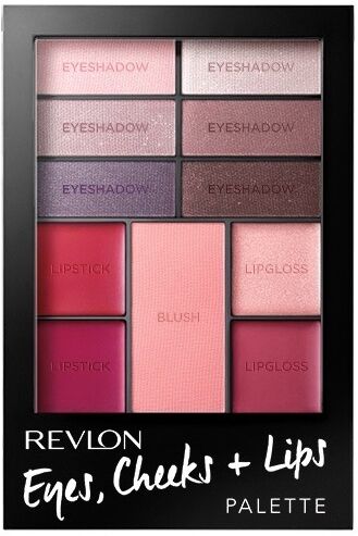 Revlon Makeup Palette Eye Shadows, Cheeks + Lips 300 Berry In Love