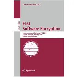 Fast Software Encryption, Fachbücher von Orr Dunkelman